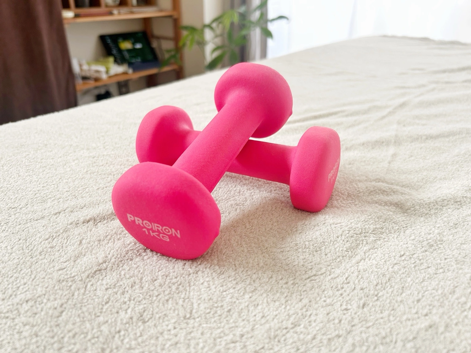 RICHBODYの室内で使う軽いダンベル